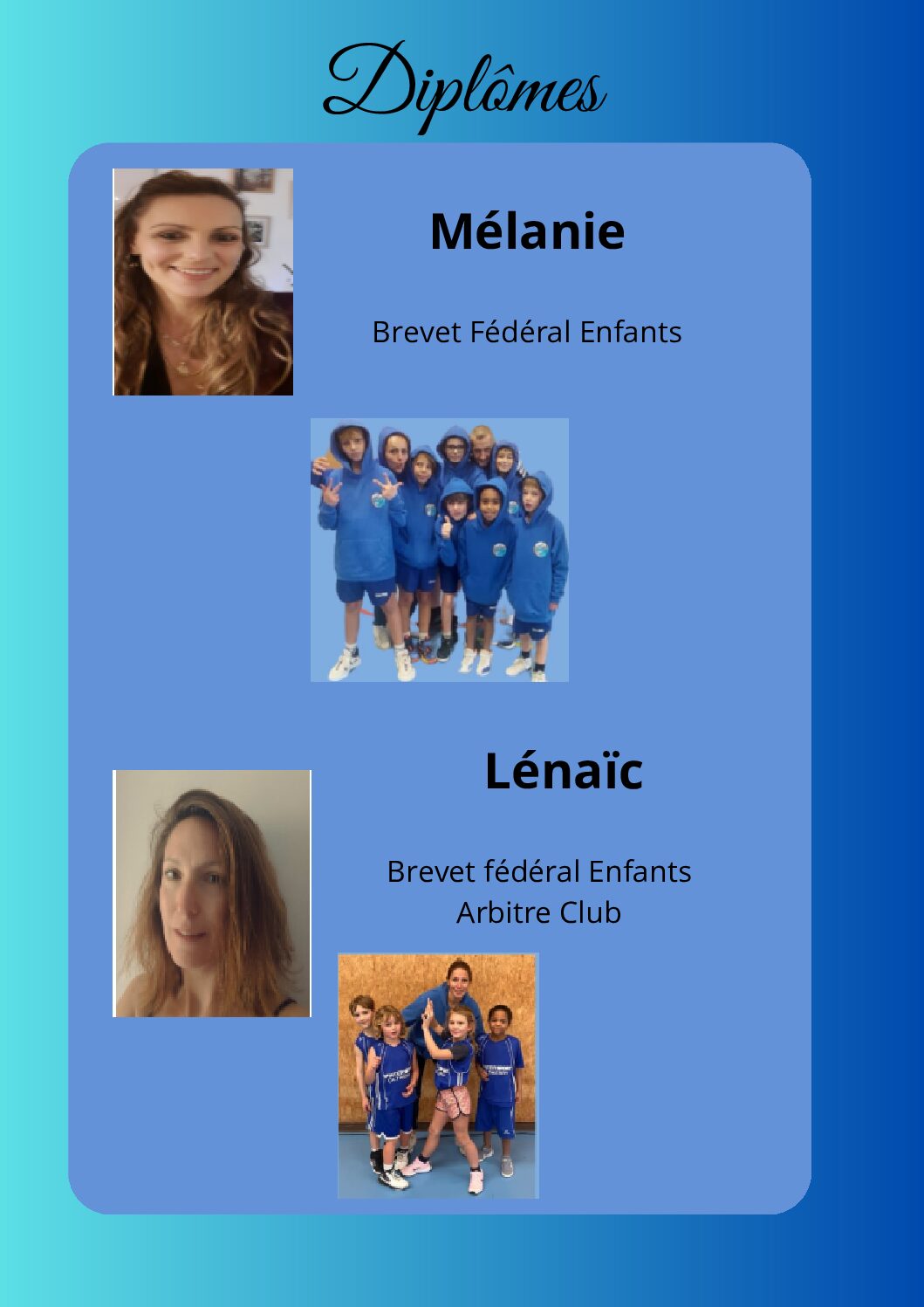 coachs Diplomes Vanessa Jose Fabrice